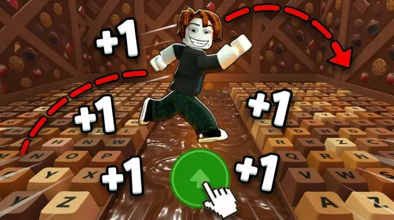 +1 Double Jump Keyboard Escape | Candy π Roblox game thumbnail