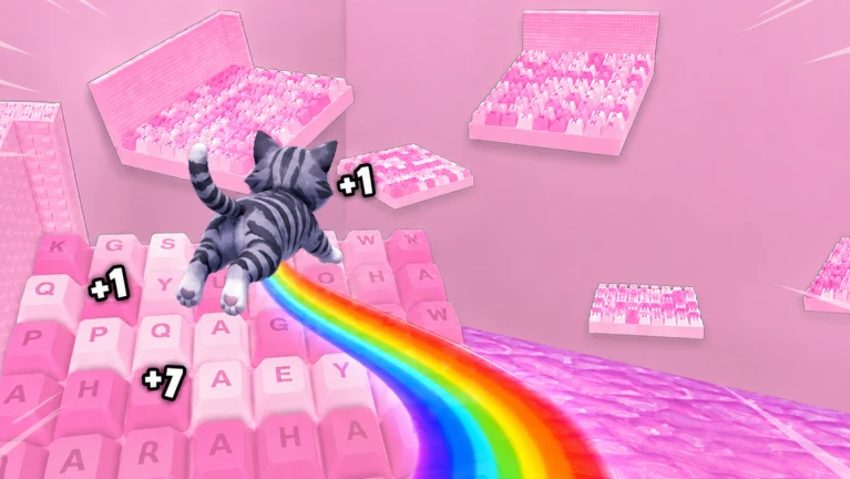 [X5] +1 Kitten Keyboard Escape Roblox game thumbnail