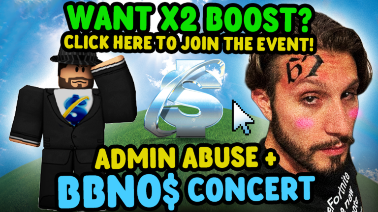 Official BBNO concert event artwork for +1 Speed Keyboard Escape
